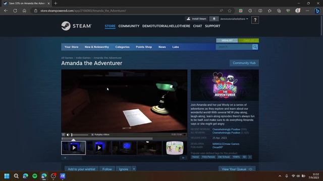 How To Download Amanda The Adventurer On PC смотреть онлайн