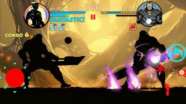 shadow fight 2 vs titan gameplay Android iOS windows смотреть онлайн