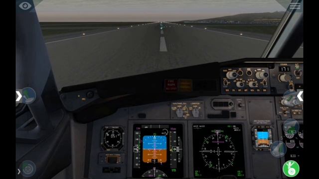 X-Plane 10 Android HD/B-737-800/Volando sobre las nubes/FULL FLIGHT/ смотреть онлайн