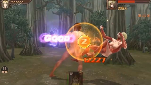 進撃の巨人 ATTACK ON TITAN EREN TITAN VS FEMALE TITAN MISSION MODE GAMEPLAY! смотреть онлайн
