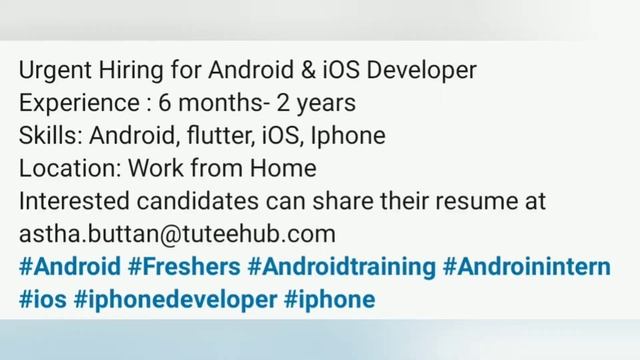 Android Developer Jobs смотреть онлайн