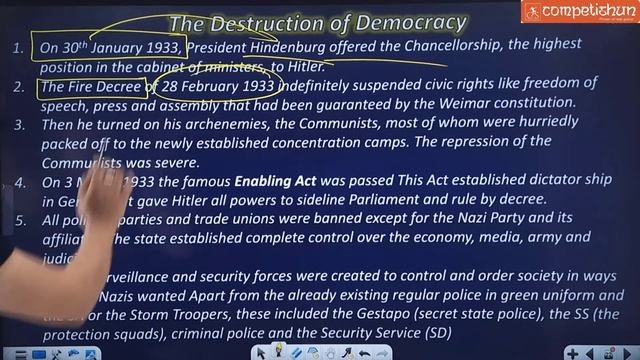 Nazism & The Rise of Hitler (L-3) | The Destruction of Democracy | Reconstruction | FOREIGN POLICY смотреть онлайн