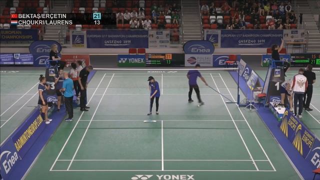 Bektaş / Erçetin vs Choukri / Laurens (WD, QF) - European U17 C’ships 2019 смотреть онлайн