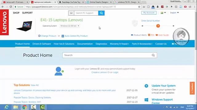 How To Download Original Drivers For Lenovo E41-15 In Windows 7,8,10 (32 bit & 64 bit ) in Tamil смотреть онлайн
