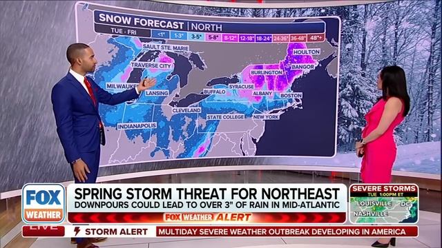 Significant April Snowstorm To Blast Great Lakes And Northeast With Heavy Snow смотреть онлайн
