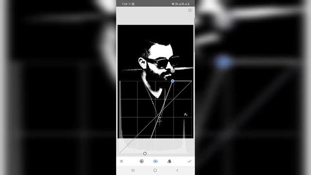 Portrait Vector in Snapseed | Black and White Vector Art | Snapseed Android смотреть онлайн
