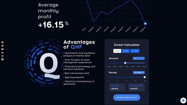 Quantum Hedge Fund - инвестиционная блокчейн-платформа. смотреть онлайн
