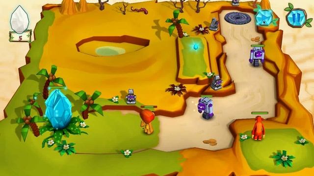 Jungle vs. Droids (Gameplay) HD смотреть онлайн