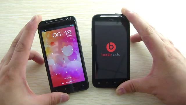MTK6575 NM8x310e VS HTC Sensation Z710e смотреть онлайн