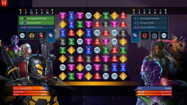Marvel Puzzle Quest: 2-DAY PVP 3-STAR KANG 5-STAR YELLOWJACKET DEATHLOCK смотреть онлайн