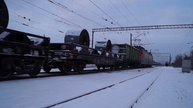 2М62 с вагоном и редкие ВЛки. ЖД микс №41. Поезда на БМО. смотреть онлайн