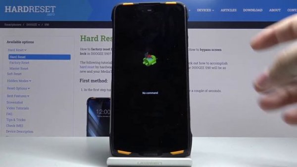 HARD RESET DOOGEE S90 – Wipe Data / Remove Screen Lock