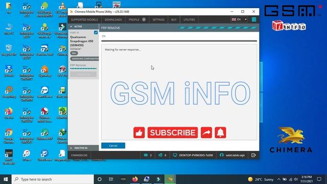 SAMSUNG A11 SM-A115F FRP REMOVE BY CHIMERA TOOL смотреть онлайн