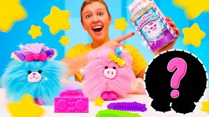 Маша нашла пушистиков Cotton Candy Cuties! Видео для детей - игры в прятки