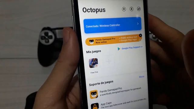 como jugar free fire con mando de ps4 en android смотреть онлайн