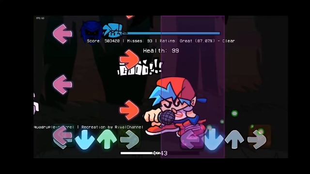 vs omnipresent v2 | Quadruple-quarrel android port (beat the song) смотреть онлайн