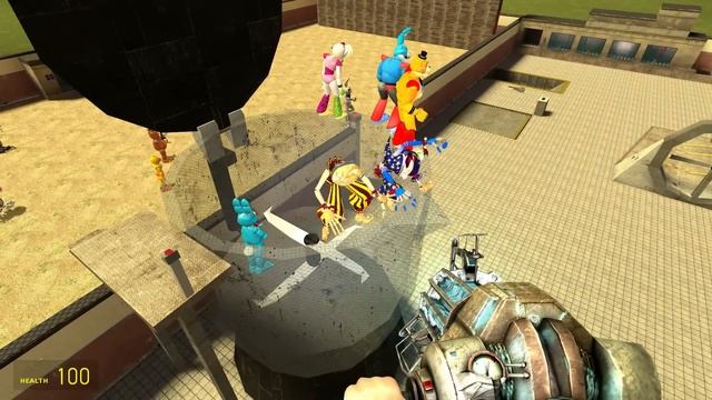 HYPEAR TRAIN EATERS SPARTAN KICKING ALL SECURITY BREACH GLAMROCK ANIMATRONICS in Garry's mod! смотреть онлайн