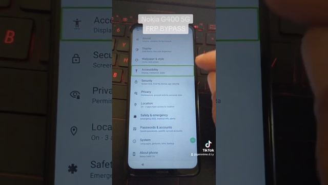 NOKIA G400 5G FRP BYPASS Android 12 NO PC смотреть онлайн