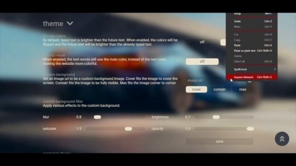 How to change background in MonkeyType? #monkeytype