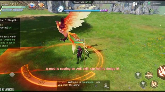 Dragonicle [Global] Gameplay (OPEN WORLD MMORPG) Android/iOS смотреть онлайн