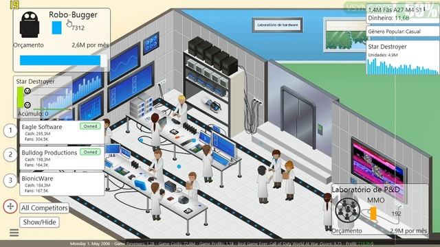 Game Dev Tycoon Cheio de Mods Monstrando todos os mods para vocês смотреть онлайн