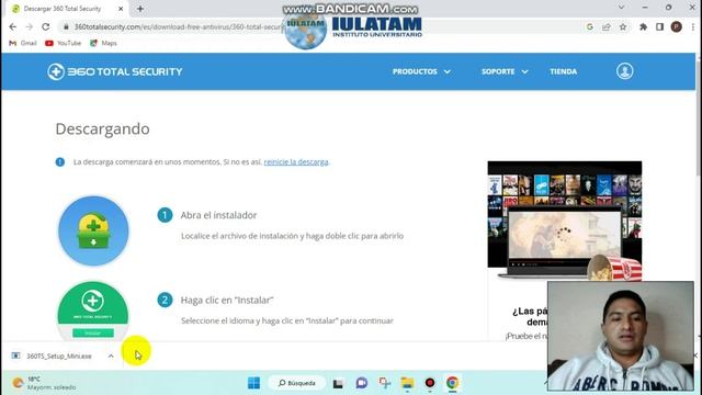 Tutorial Instalacion de Antivirus 360 Total Security смотреть онлайн