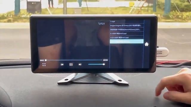 New 10 inch Portable Car Screen with Android Auto смотреть онлайн