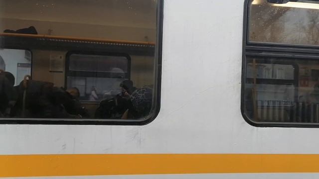 Электропоезд ЭП2Д-0043 сообщением Серпухов - Волоколамск, платформа Калитники МЦД-2 (D2). смотреть онлайн