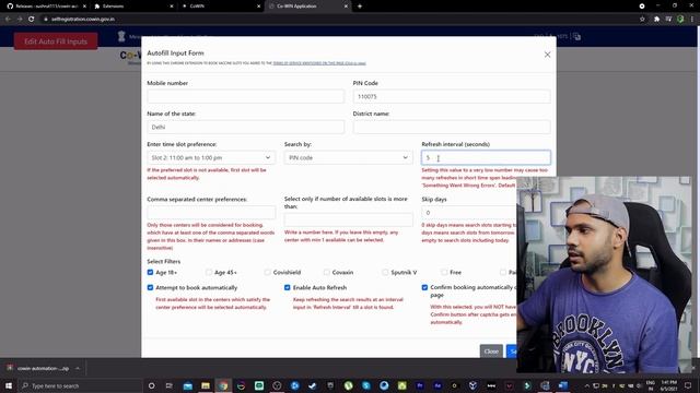 Cowin Auto Slot Booking Extension for Android Mobile and PC Google Chrome | Book vaccine in 3sec смотреть онлайн