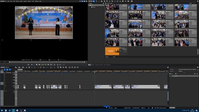 СИНХРОНИЗАЦИЯ ВИДЕО ПО ТАЙМКОДУ. EDIUS 9