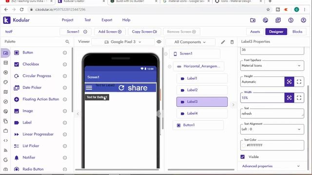 How to use Material Icons in Android App | Creating Side Menu design using Material Icons #kdoular смотреть онлайн