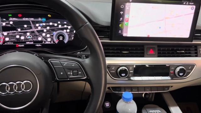 Audi A4 B9 Orjinal Hayalet Ekranda Navigasyon ve CarPlay Aktivasyonu смотреть онлайн