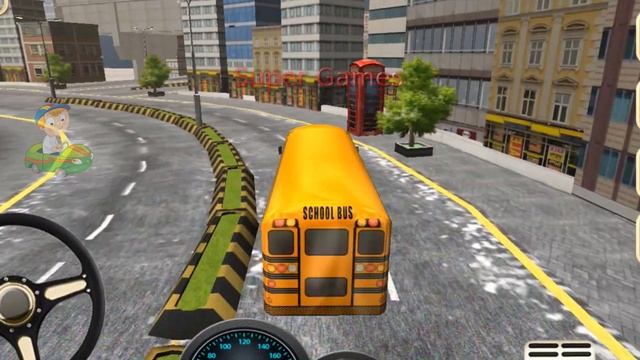 School Bus Games Driving Simulator / Android Gameplay FHD смотреть онлайн