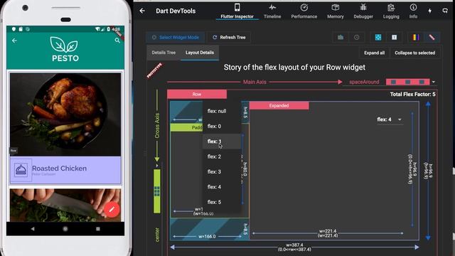 UX Prototype: DevTools Flutter Layout Editing смотреть онлайн