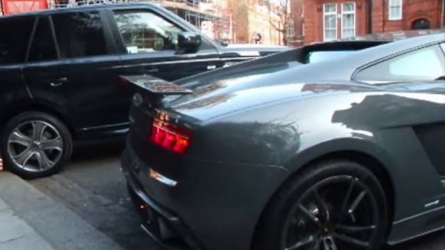 Grey Lamborghini Gallardo LP570 Superleggera Revs and Acceleration смотреть онлайн