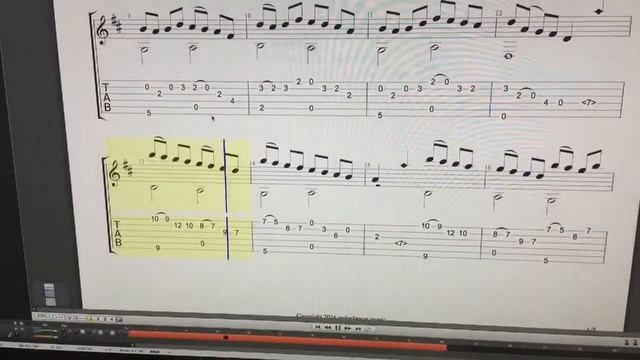 Notating my song with Guitar Pro смотреть онлайн