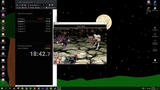 Dark Elf Historia Speedrun WORLD RECORD (nonvirgin% 1:09:06)