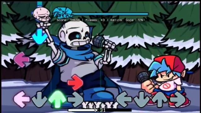 FNF vs UnderSwap (Optimized) |Android| смотреть онлайн