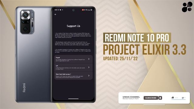 Project Elixir v3.3 - OFFICIAL | Android 13 for Redmi Note 10 Pro смотреть онлайн