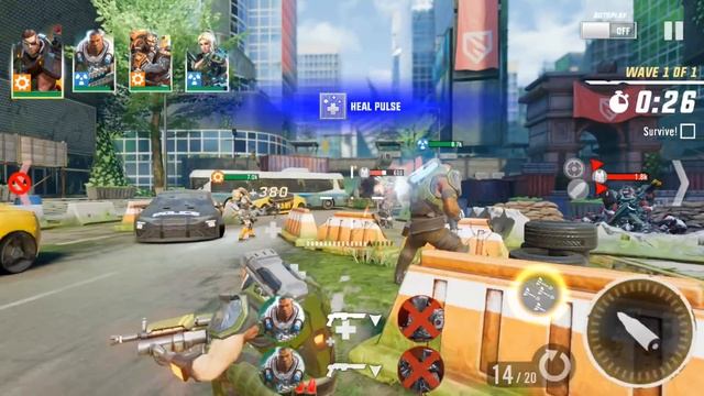 HERO HUNTERS Gameplay Walkthrough Part 2 - The Square District 1 (iOS Android) смотреть онлайн