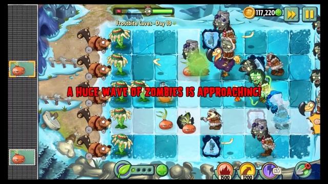 Plants vs Zombies 2 - Frostbite Caves - Day 18 [Special Delivery] No Premium смотреть онлайн