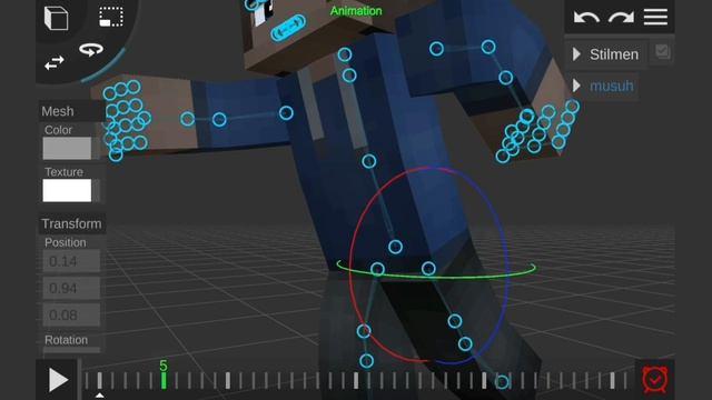 Cara Membuat Animasi Minecraft Bertarung Mudah Untuk Pemula - Tutorial Prisma 3D смотреть онлайн