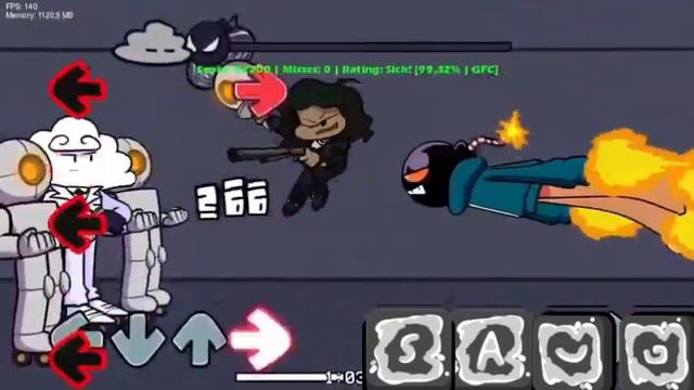 WHITTY FIRE FIGHT ANDROID FNF смотреть онлайн