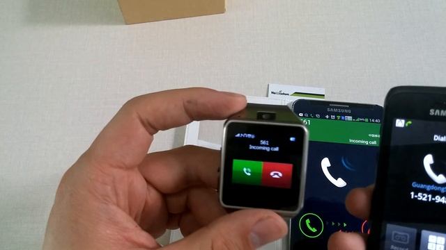 Review NeWisdom GV08 smart watch for android Phone смотреть онлайн