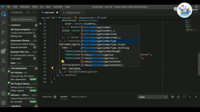 Flutter |19|Fancy Bottom NavigationBar, Animated Bottom NavigationBar смотреть онлайн