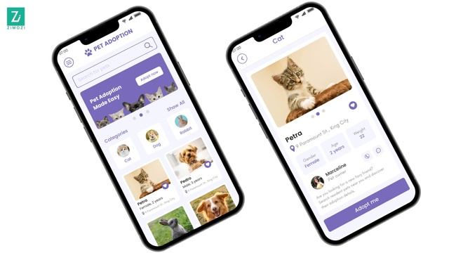 Mobile Pet Adoption App смотреть онлайн