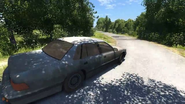 BeamNG DRIVE Alpha - Dirty Gavril Grand Marshal Just Driving Around смотреть онлайн