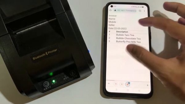 Thermal Printer BT 58mm Android Printing Interface