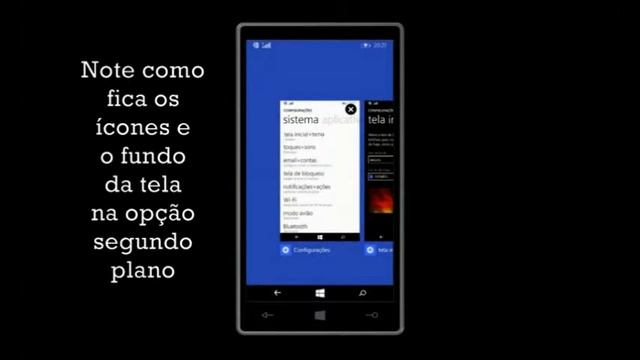 Tela inicial Windows Phone смотреть онлайн