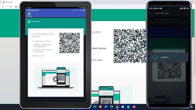 Simultaneously use the same WhatsApp Tablet | WhatsApp on Android Tab смотреть онлайн